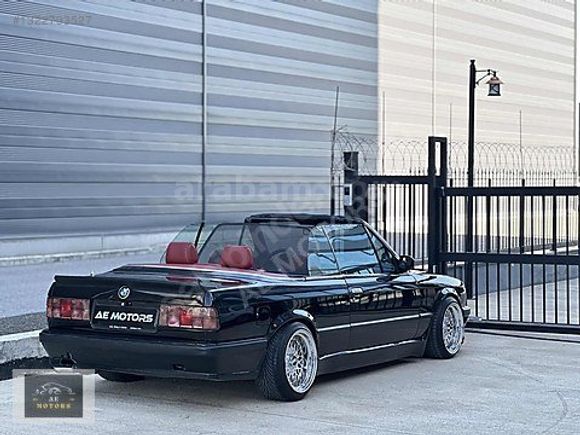| AE MOTORS | E30CABRİO-M20B25 RUHSATLI-1987-BORDO TENTE-BBS RS2
