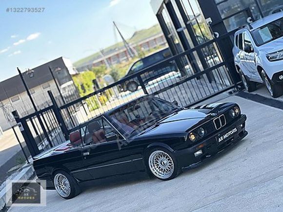 | AE MOTORS | E30CABRİO-M20B25 RUHSATLI-1987-BORDO TENTE-BBS RS2