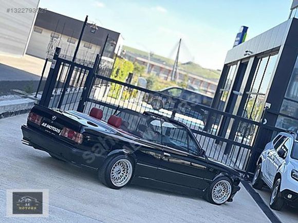 | AE MOTORS | E30CABRİO-M20B25 RUHSATLI-1987-BORDO TENTE-BBS RS2