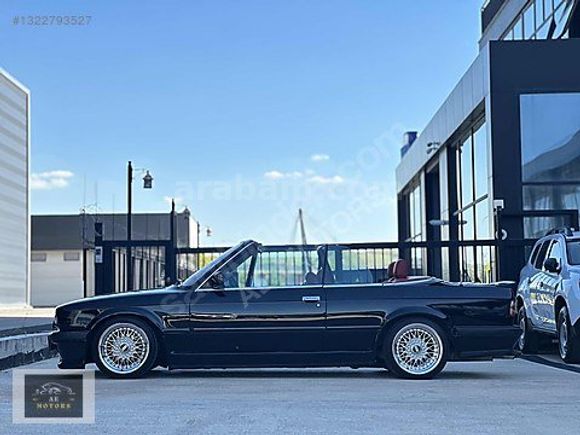 | AE MOTORS | E30CABRİO-M20B25 RUHSATLI-1987-BORDO TENTE-BBS RS2