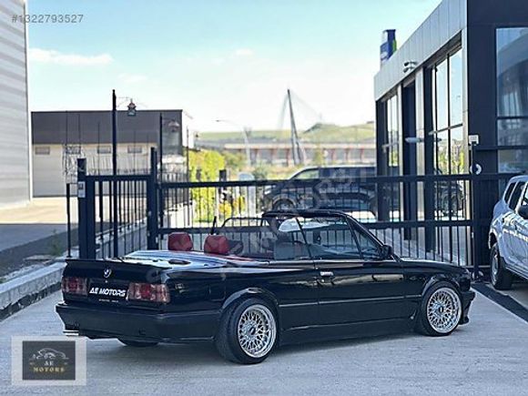 | AE MOTORS | E30CABRİO-M20B25 RUHSATLI-1987-BORDO TENTE-BBS RS2