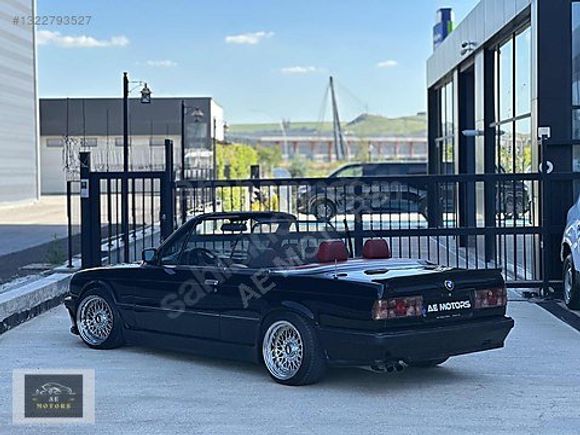 | AE MOTORS | E30CABRİO-M20B25 RUHSATLI-1987-BORDO TENTE-BBS RS2