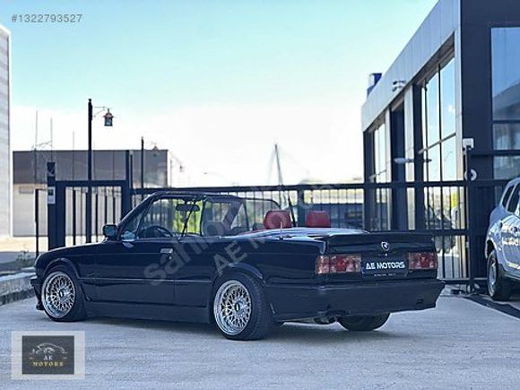 | AE MOTORS | E30CABRİO-M20B25 RUHSATLI-1987-BORDO TENTE-BBS RS2