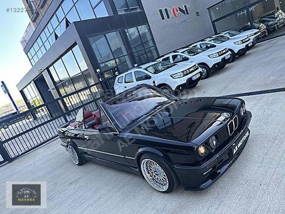 | AE MOTORS | E30CABRİO-M20B25 RUHSATLI-1987-BORDO TENTE-BBS RS2