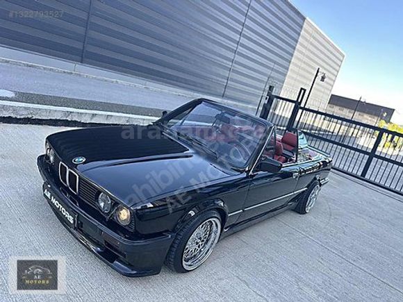 | AE MOTORS | E30CABRİO-M20B25 RUHSATLI-1987-BORDO TENTE-BBS RS2