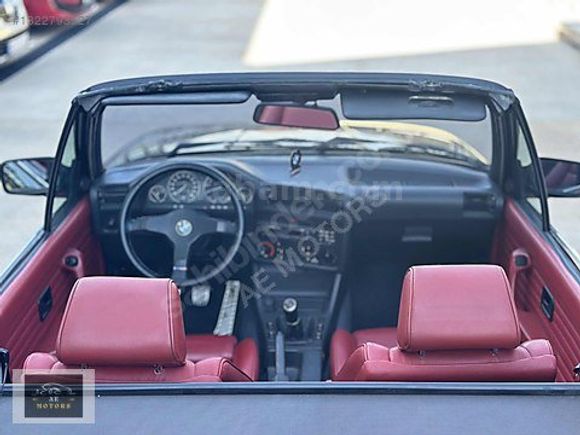 | AE MOTORS | E30CABRİO-M20B25 RUHSATLI-1987-BORDO TENTE-BBS RS2