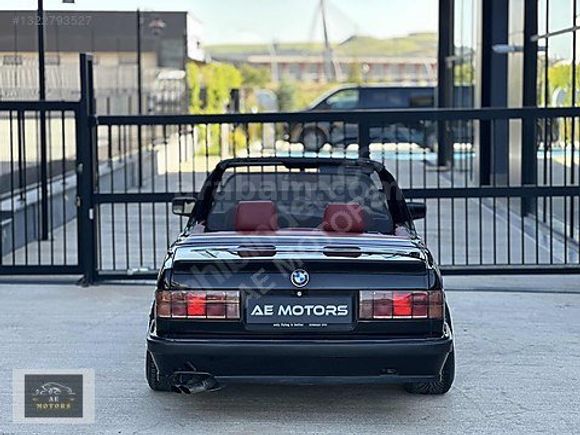 | AE MOTORS | E30CABRİO-M20B25 RUHSATLI-1987-BORDO TENTE-BBS RS2