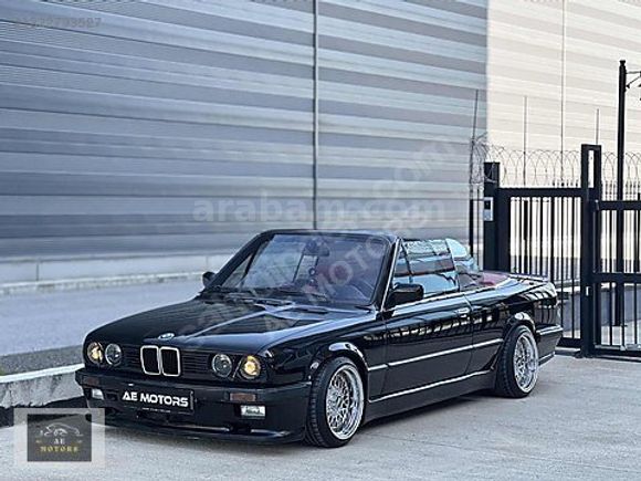 | AE MOTORS | E30CABRİO-M20B25 RUHSATLI-1987-BORDO TENTE-BBS RS2