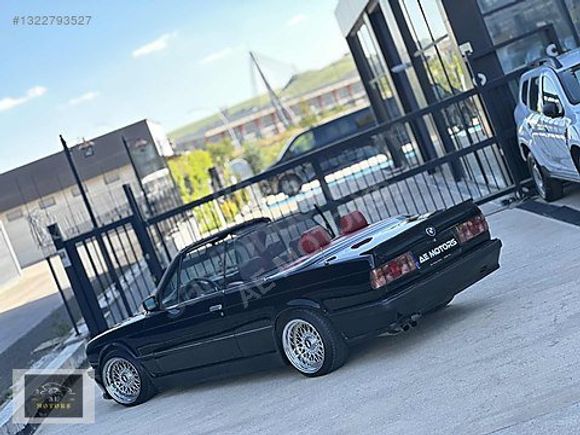 | AE MOTORS | E30CABRİO-M20B25 RUHSATLI-1987-BORDO TENTE-BBS RS2