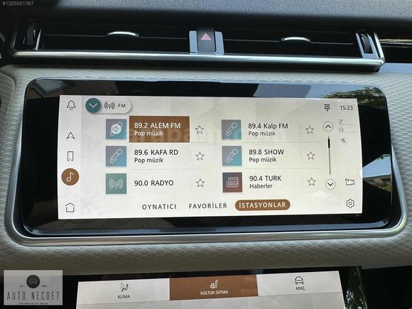 AUTO NECDET DEN 2022. RANGE ROVER VELAR 2.0TD4 R.DYNAMIC SE BAYİ