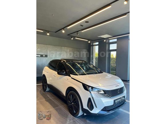 'BAYKAR YETKİLİ BAYİİ' 2023 PEUGEOT 3008 GT BEYAZ BOYASIZ
