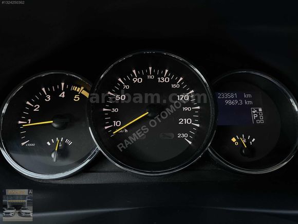 RAMES'TEN RENAULT FLUENCE 1.5 DCİ DYNAMİC OTOMATİK HATASIZ