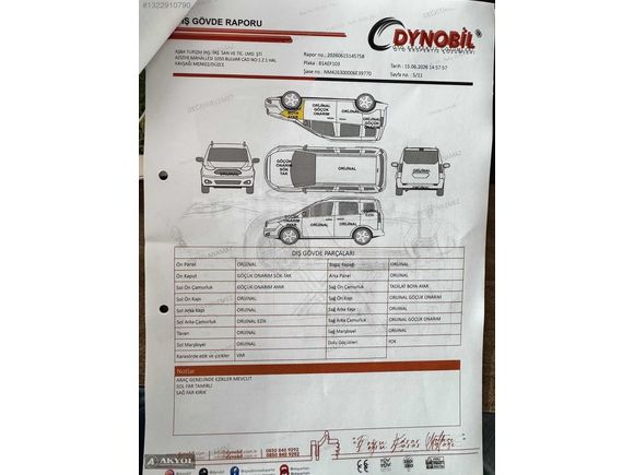 AKYOL OTOMOTİV den 2016 DOBLO 1.6 PREMİO PLUS
