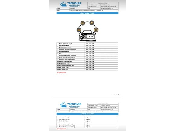 Ford Focus 1.0 EcoBoost Titanium Stil 2023 Model