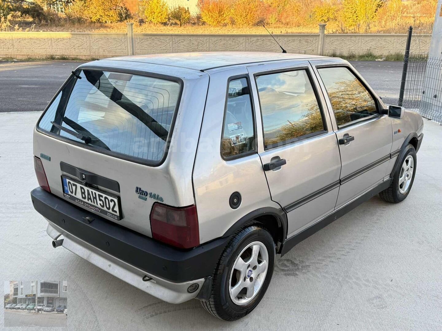 Galeriden Fiat Uno 1.4 ie SX 2000 Model Konya 296.000 km Gri 4