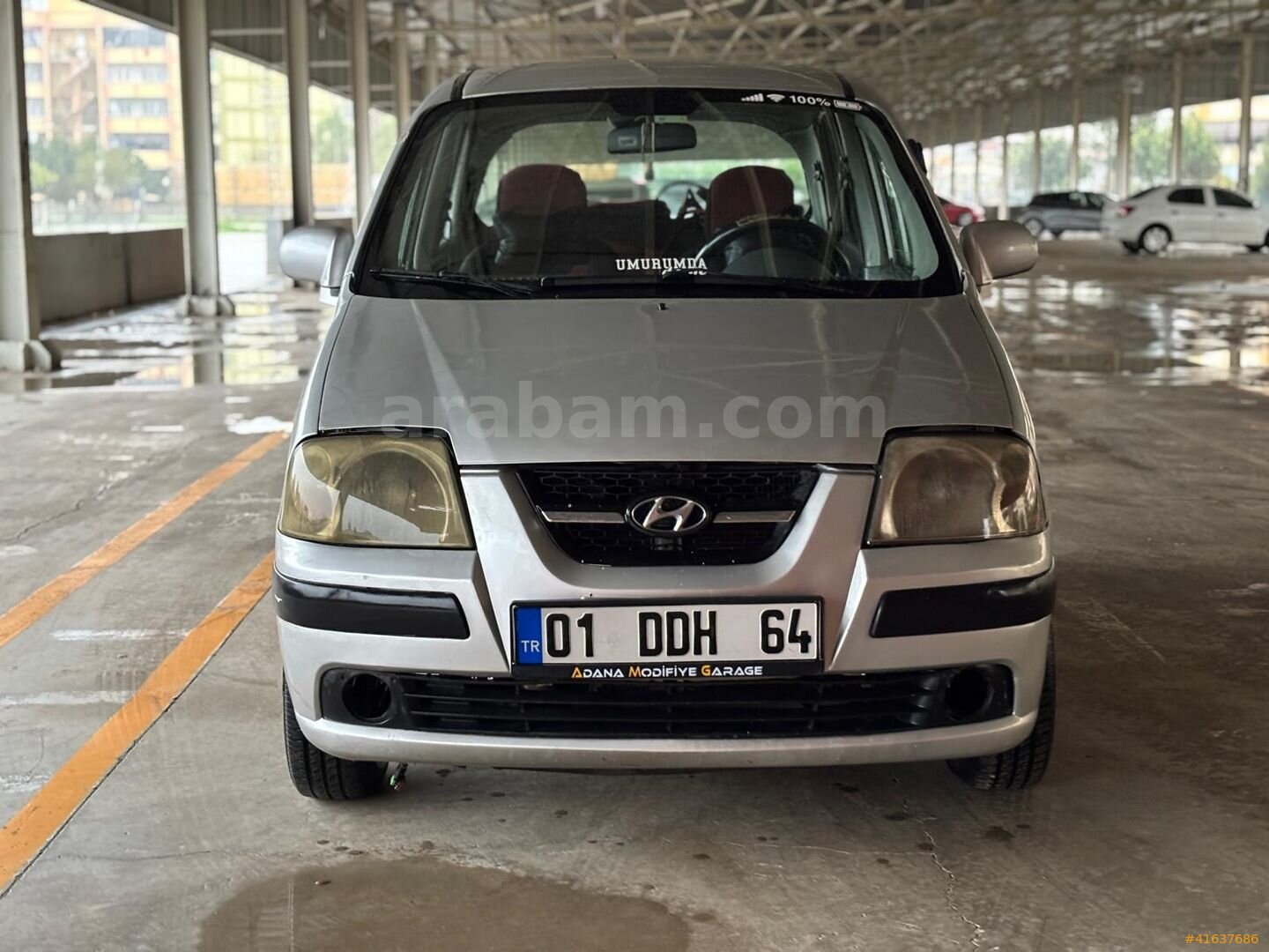Galeriden Hyundai Atos 1.1 GLS 2006 Model Adana 155.000 km Gri 4