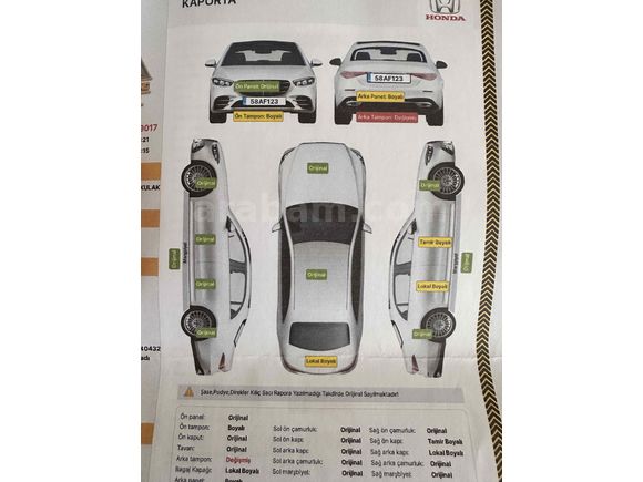 Sahibinden Honda Civic 1.6i VTEC Eco Elegance 2018 Model 