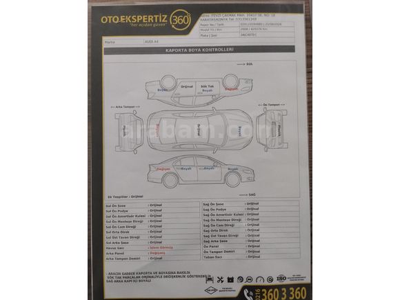 KARNER'DEN TEMİZ 2008 AUDİ A4 2.0 TDİ OTOMATİK