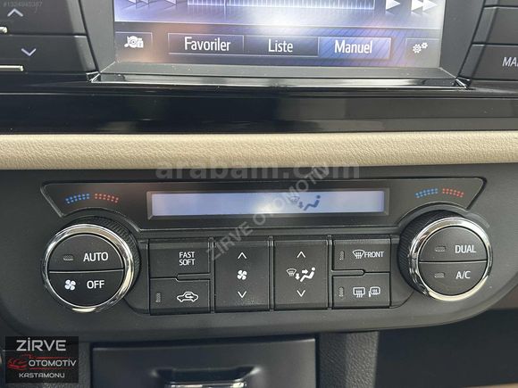 2013 MODEL 98 BİN KM'DE OTOMATİK HATASIZ COROLLA 1.6 ADVANCE
