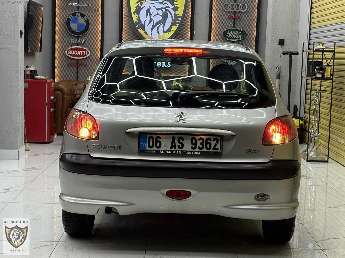 Galeriden Peugeot 206 1.4 X-Design 2005 Model İstanbul 71.500 km Gri 7