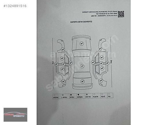 HATASIZ YETKLİ SERVİS BAKIMLI 2024 TRAFİK ÇIKIŞLI