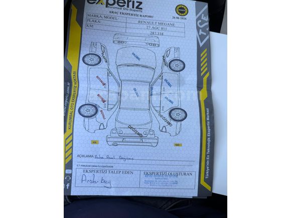 YM AUTO DAN 2007 MODEL Renault Megane 1.5 DİZEL Privilege   