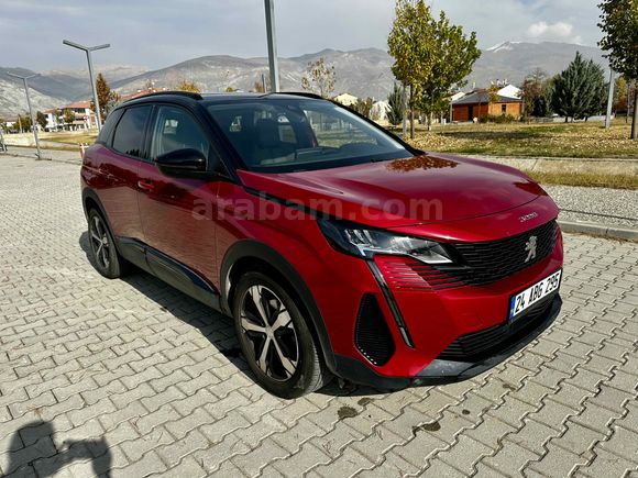 Sahibinden Peugeot 3008 1.5 BlueHDI Allure 2022 Model  52.000 km Kırmızı