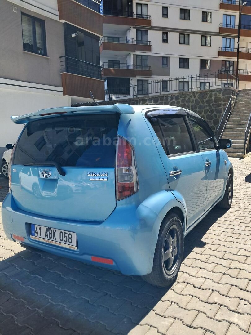Sahibinden Daihatsu Sirion 1.3 2006 Model Trabzon 225.000 km Mavi 6