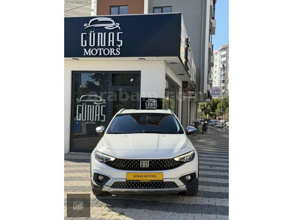 GÜNAŞ MOTORS'DAN FİAT EGEA CROSS LOUNGE 2021 MODEL-93.000 KM
