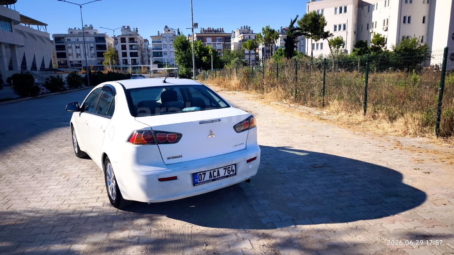 Sahibinden Mitsubishi Lancer 1.6 Invite 2011 Model Tekirdağ 163.000 km Beyaz 6