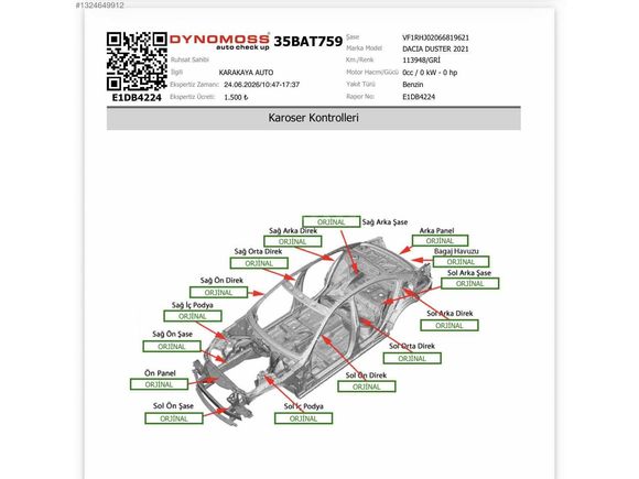 KARAKAYA AUTODAN HATASIZ KUSURSUZ DUSTER