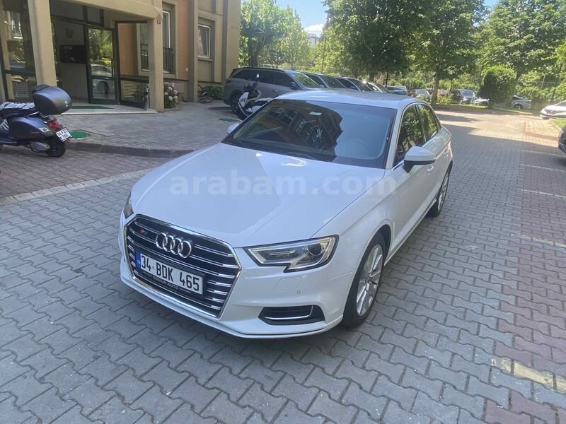Galeriden Audi A3 Sedan 1.6 TDI Design Line 2018 Model İstanbul 323.000 km Beyaz