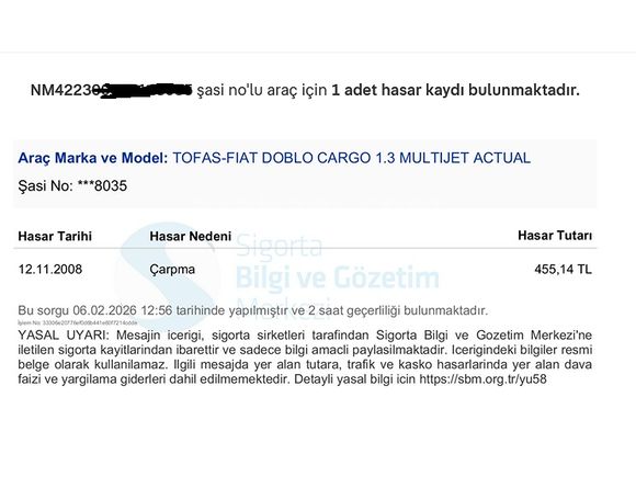 Sahibinden Fiat Doblo Cargo 1.3 Multijet Active Maxi 2006 Model 