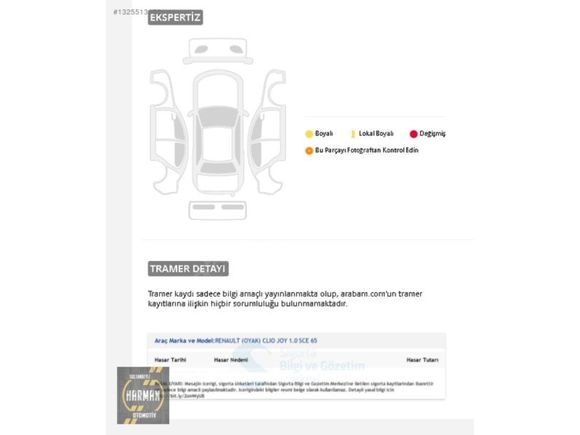 HATASIZ BOYASIZ 2022 RENAULT CLİO 1.0 SCE TESLA EKRA *89 BİN KM*