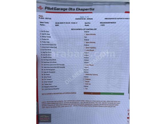 BMW / 2013 / F30 / 320D / BAKIMLI / M DÖNÜŞÜM