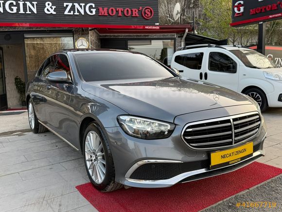 ZENGİN MOTORS'DAN 2022 E 200 D EXCLUSİVE HATASIZ BOYASIZ
