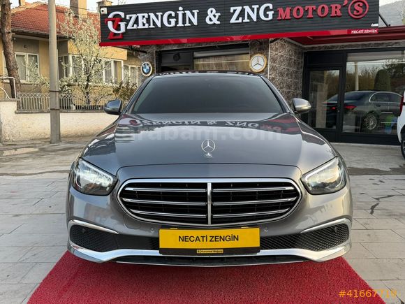ZENGİN MOTORS'DAN 2022 E 200 D EXCLUSİVE HATASIZ BOYASIZ