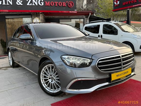 ZENGİN MOTORS'DAN 2022 E 200 D EXCLUSİVE HATASIZ BOYASIZ