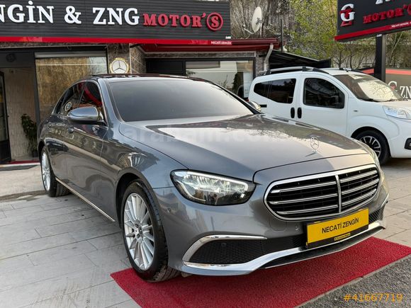 ZENGİN MOTORS'DAN 2022 E 200 D EXCLUSİVE HATASIZ BOYASIZ