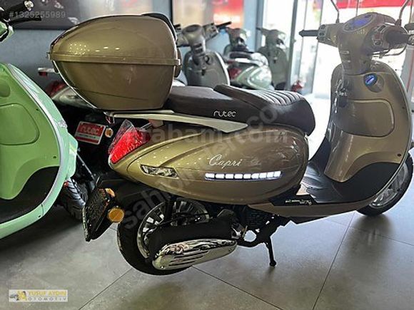 YETKİLİ BAYİDEN RUTEC CAPRİ 50 CC ÇANTA ÖN CAM HEDİYELİ 6 TAKSİT