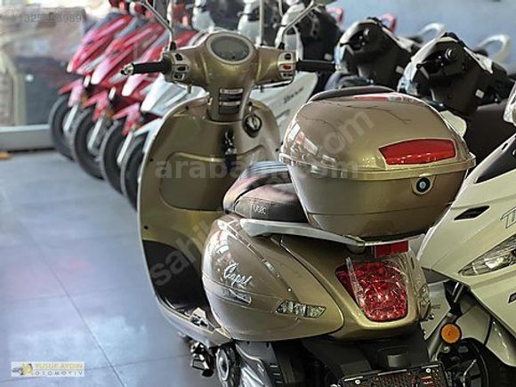 YETKİLİ BAYİDEN RUTEC CAPRİ 50 CC ÇANTA ÖN CAM HEDİYELİ 6 TAKSİT