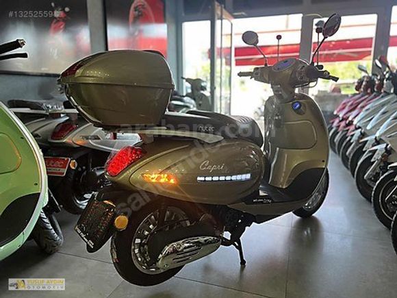 YETKİLİ BAYİDEN RUTEC CAPRİ 50 CC ÇANTA ÖN CAM HEDİYELİ 6 TAKSİT
