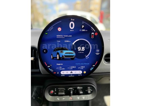 Sahibinden 2025 Kasım Çıkışlı Mavi Mini Cooper