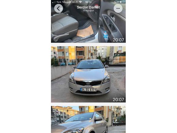 Sahibinden Kia Ceed 1.6 CRDi Concept 2011 Model 