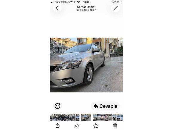 Sahibinden Kia Ceed 1.6 CRDi Concept 2011 Model 