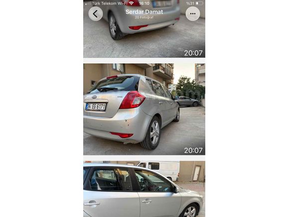 Sahibinden Kia Ceed 1.6 CRDi Concept 2011 Model 