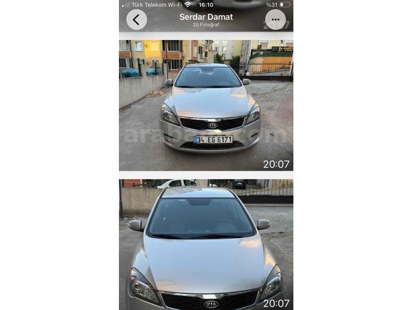 Sahibinden Kia Ceed 1.6 CRDi Concept 2011 Model 