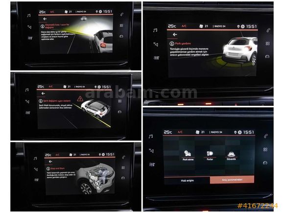 'LESYUS' 2023 MODEL CİTROEN C3 1.2 P.TECH SHİNE BOYASIZ 61.000KM