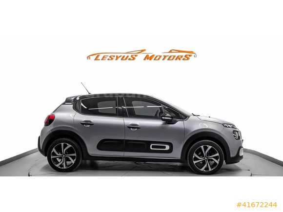 'LESYUS' 2023 MODEL CİTROEN C3 1.2 P.TECH SHİNE BOYASIZ 61.000KM