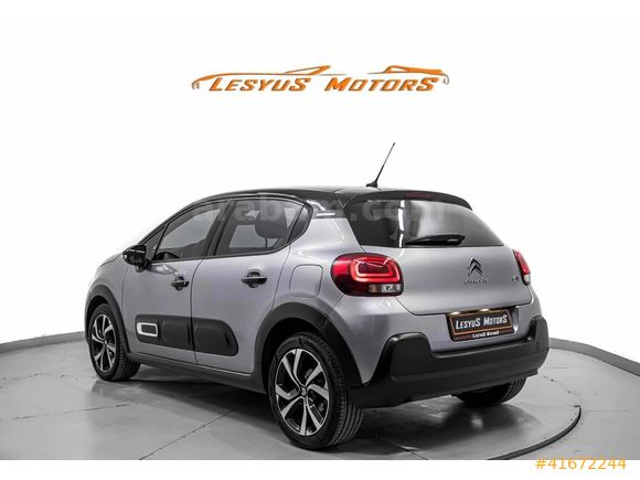 'LESYUS' 2023 MODEL CİTROEN C3 1.2 P.TECH SHİNE BOYASIZ 61.000KM
